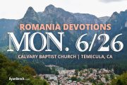 Romania Devotional Journal - June 26
