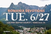 Romania Devotional Journal - June 27